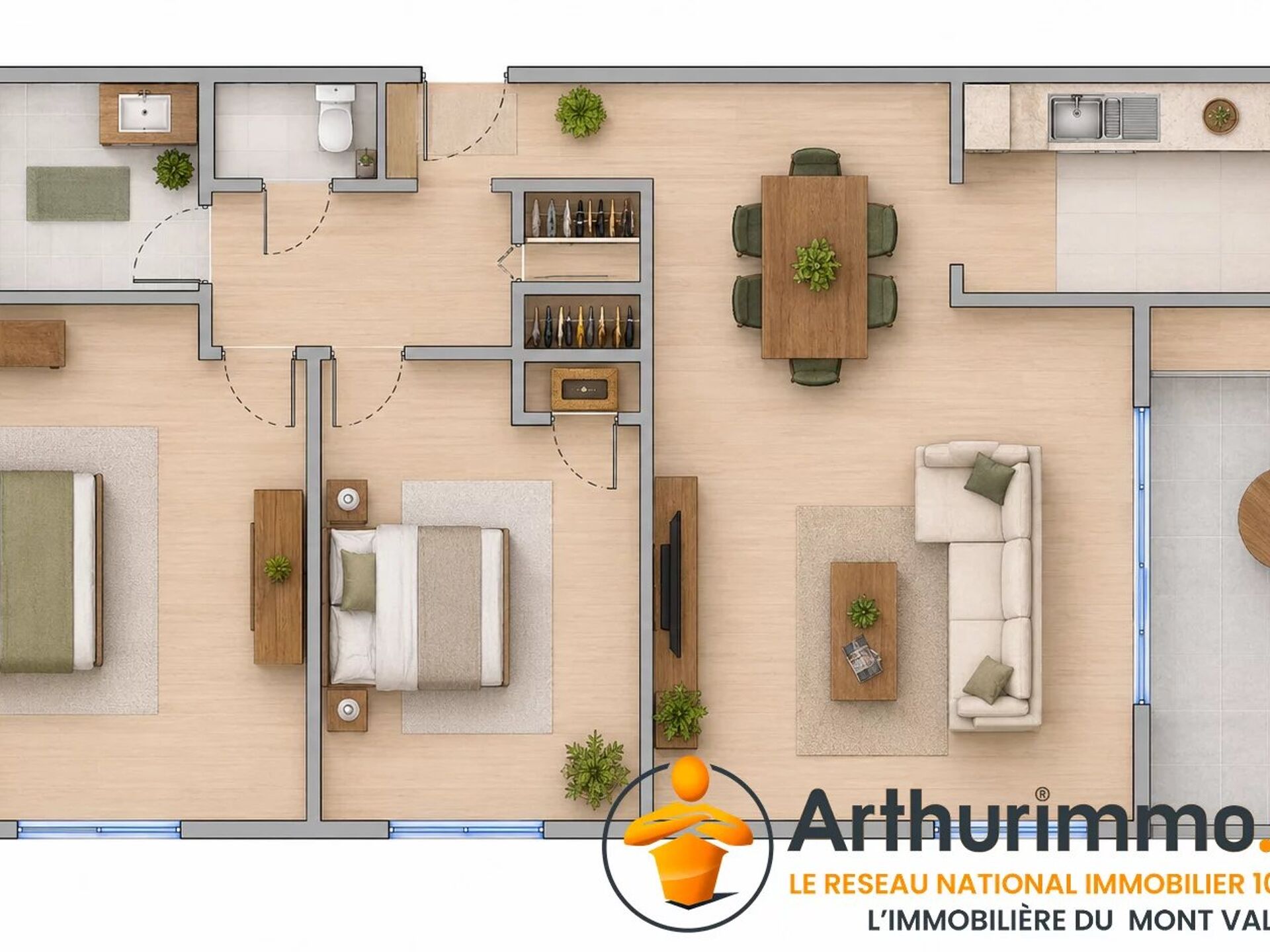 Appartement 3 pièces 62 m² · à Rueil-Malmaison · 62 m² · 450 000 €