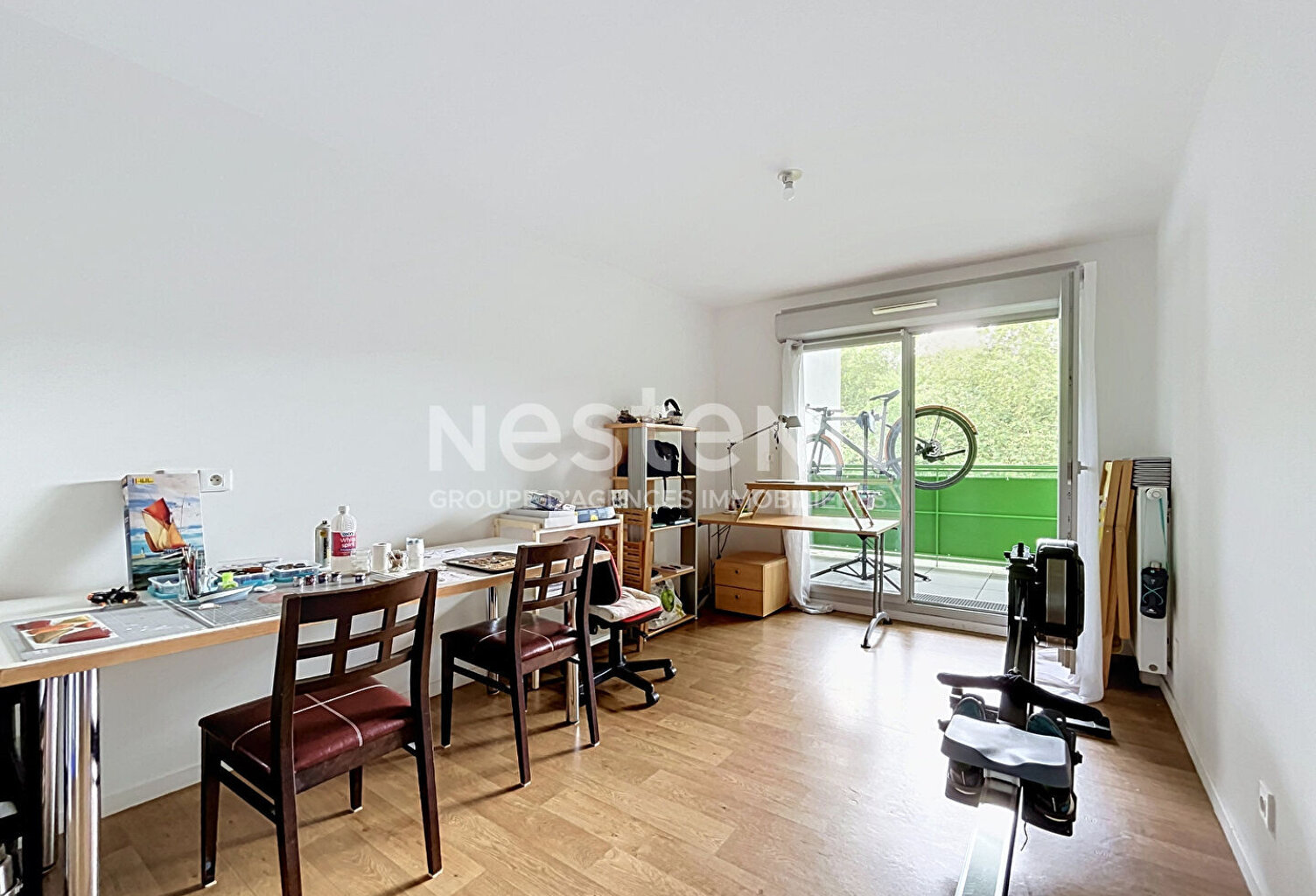 Appartement 2 pièces à Nantes - 3 ème étage avec balcon et parking couvert — photo 1