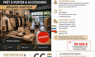 Commerce  90 m² à vendre à Mouans-Sartoux (06370)