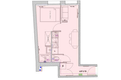 Appartement 2 pièces 105000 €