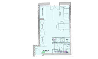Appartement 1 Pièce 21 m² à vendre à Saint-Genis-Laval (69230)