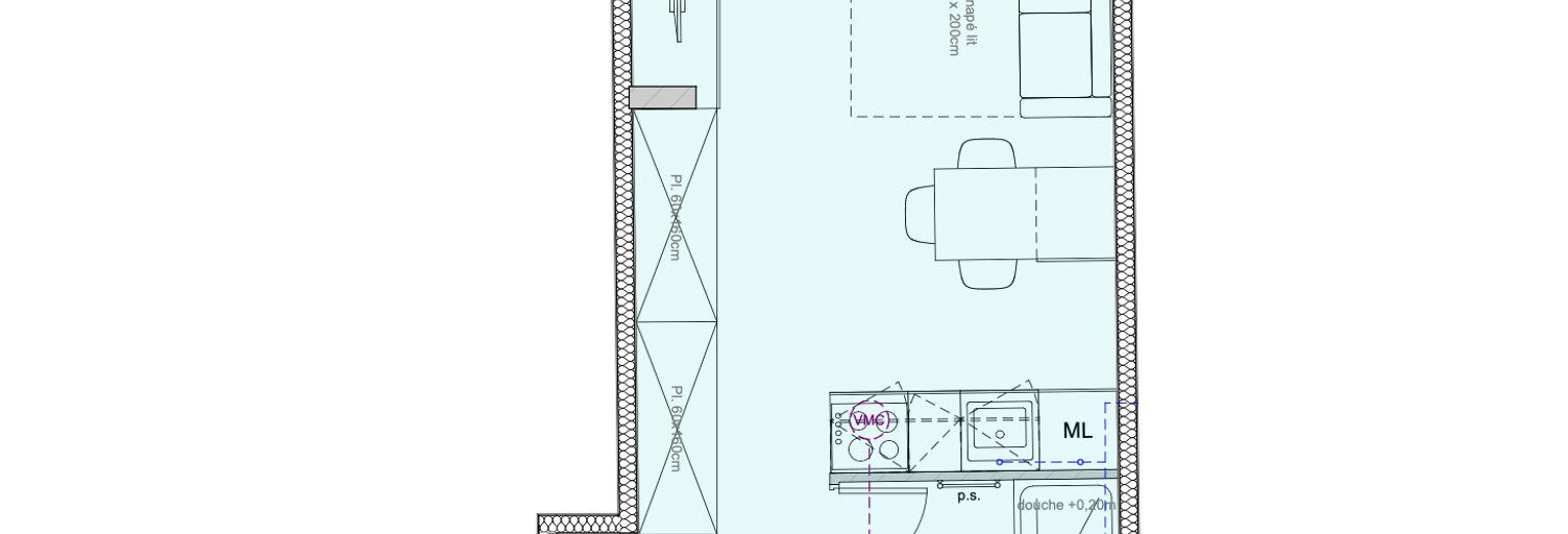 Appartement 1 Pièce 21 m² à vendre à Saint-Genis-Laval (69230)