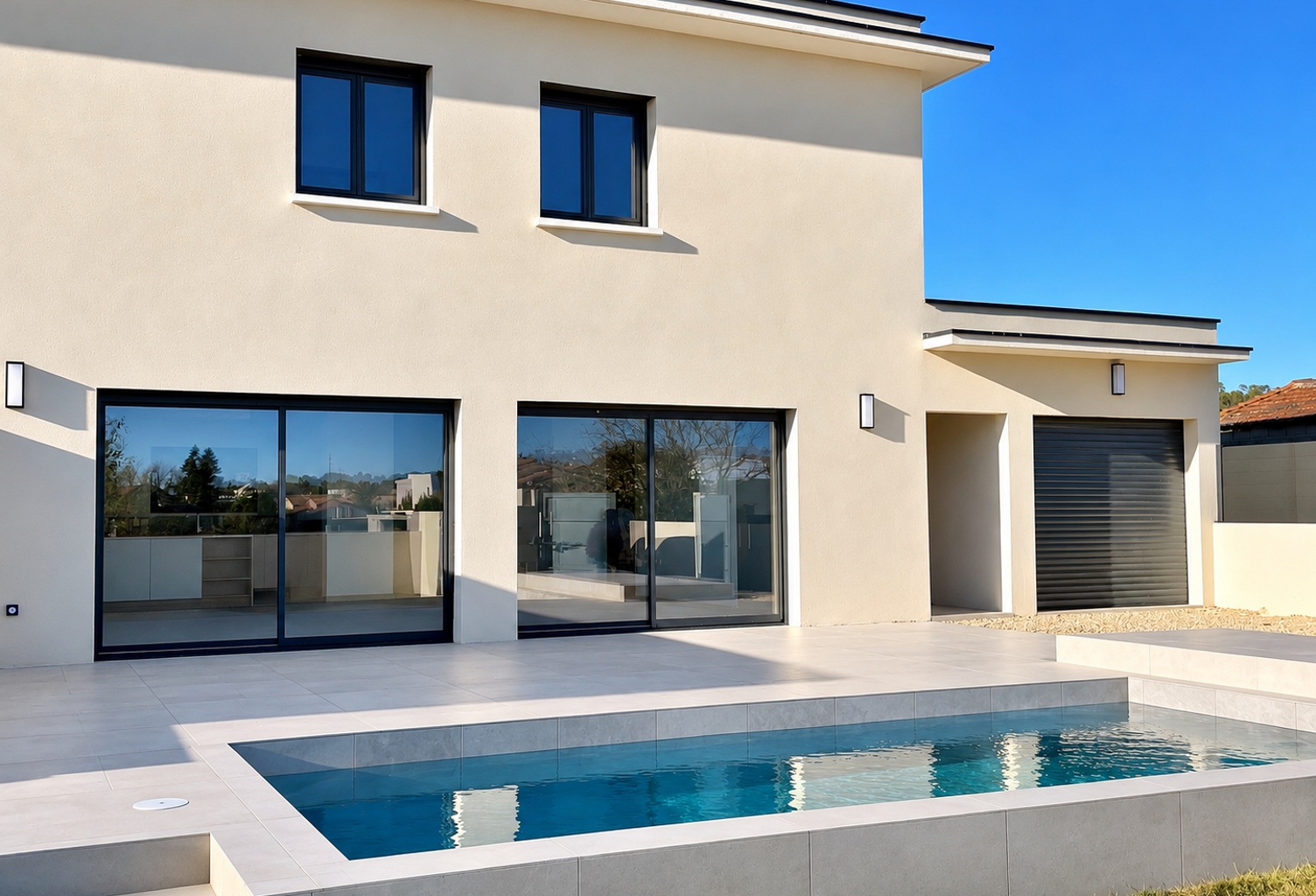 Villa mitoyenne récente 150 m2   4 chambres   Suite parentale   Piscine   Quartier calme   Proche commodités — photo 1
