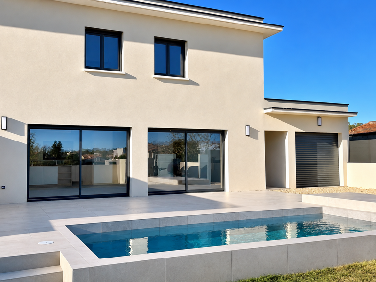 Villa mitoyenne récente 150 m2   4 chambres   Suite parentale   Piscine   Quartier calme   Proche commodités — photo 1