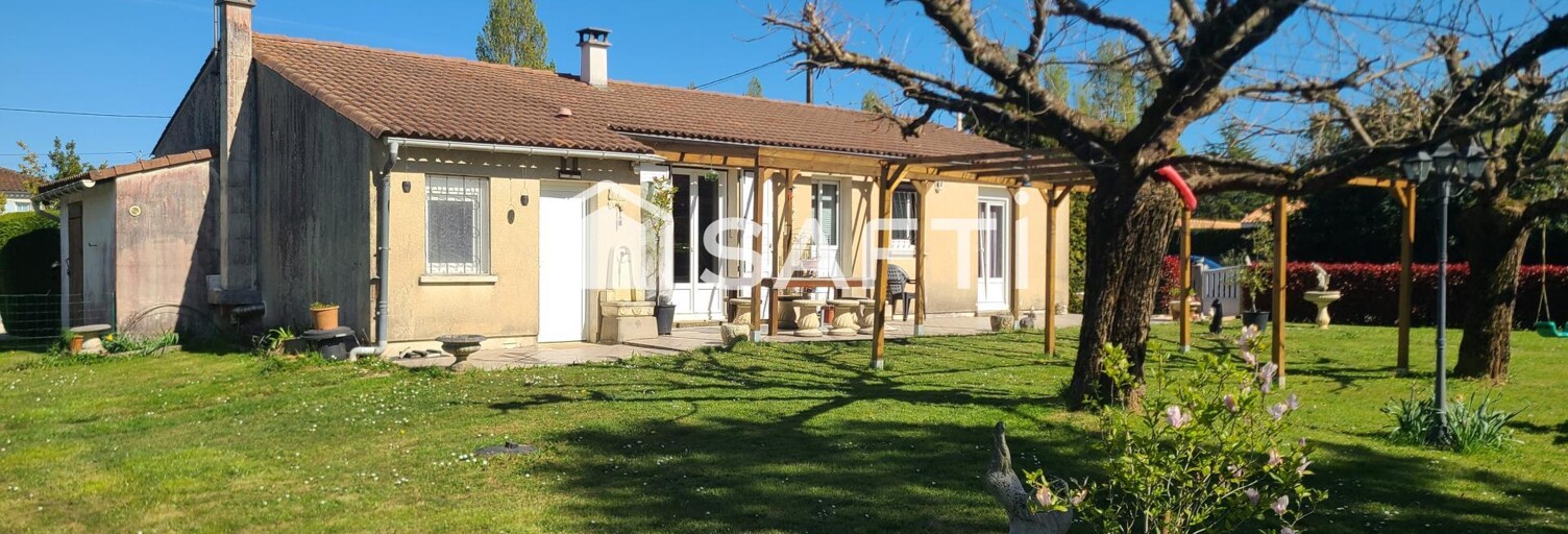 Maison 5 Pièces 100 m² à vendre à Beurlay (17250)