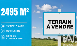 Terrain  2495 m² à vendre à Bouin (85230)