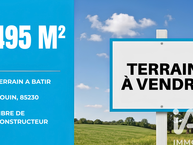 Vente Terrain à bâtir 2 495 m&sup2; — photo 1