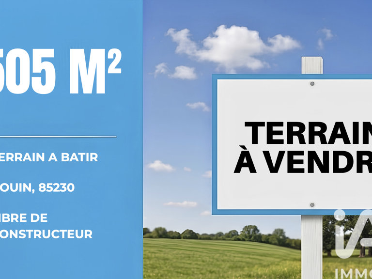 Vente Terrain à bâtir 1 505 m&sup2; — photo 1