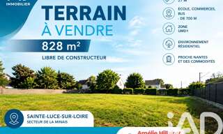 Terrain  828 m² à vendre à Sainte-Luce-sur-Loire (44980)
