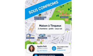 Maison 3 Pièces 63 m² à vendre à Tinqueux (51430)