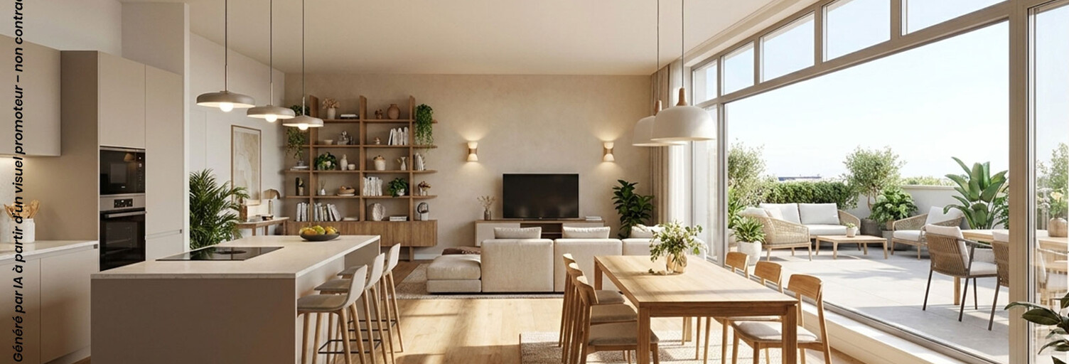 Appartement neuf T1, T2, T3, T4, T5 Pièce 25 à 90 m² à vendre à Bagneux (92220)