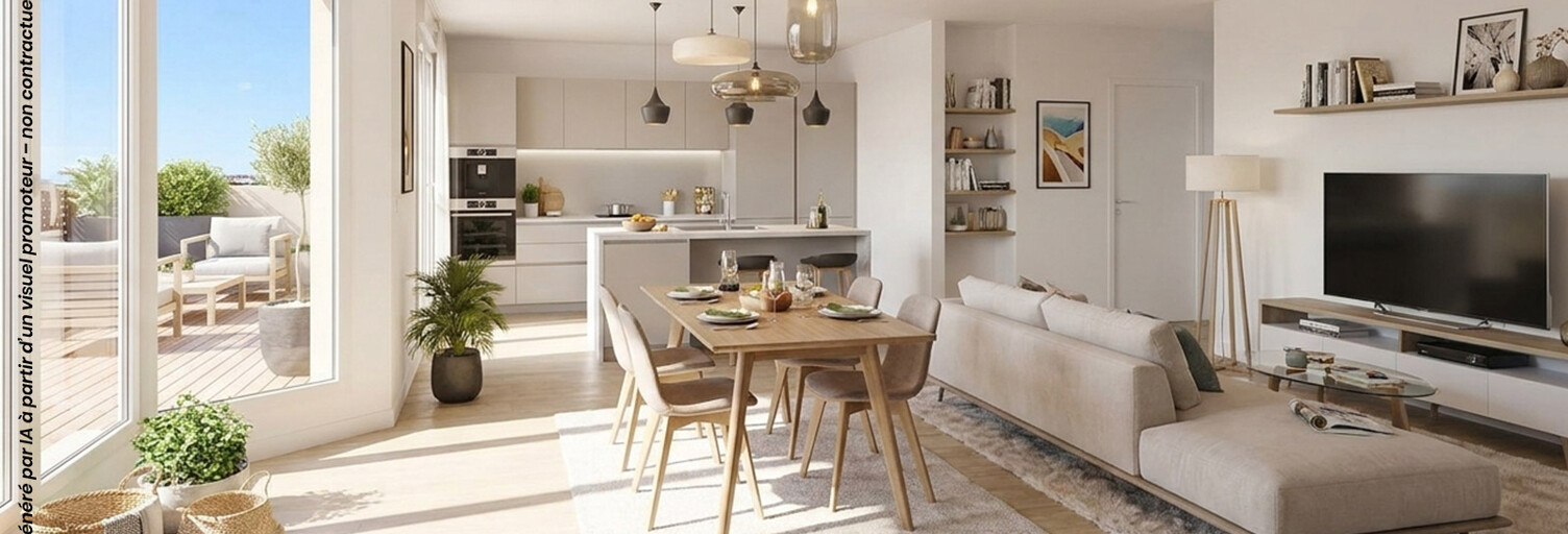 Appartement neuf T2, T3, T4, T5 Pièce 40 à 90 m² à vendre à Salon-de-Provence (13300)
