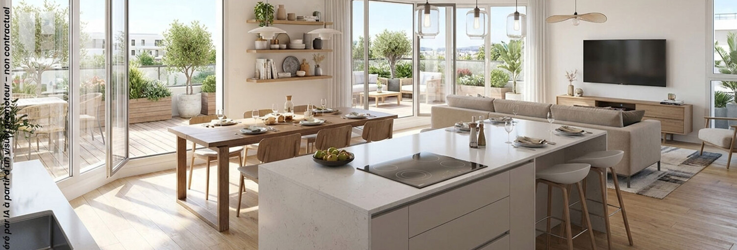 Appartement neuf T1, T2, T3, T4 Pièce 25 à 102 m² à vendre à Avrillé (49240)