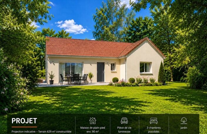 Terrain à bâtir 629 m² – Le calme d'un village, toutes les commodités à quelques minutes — photo 4