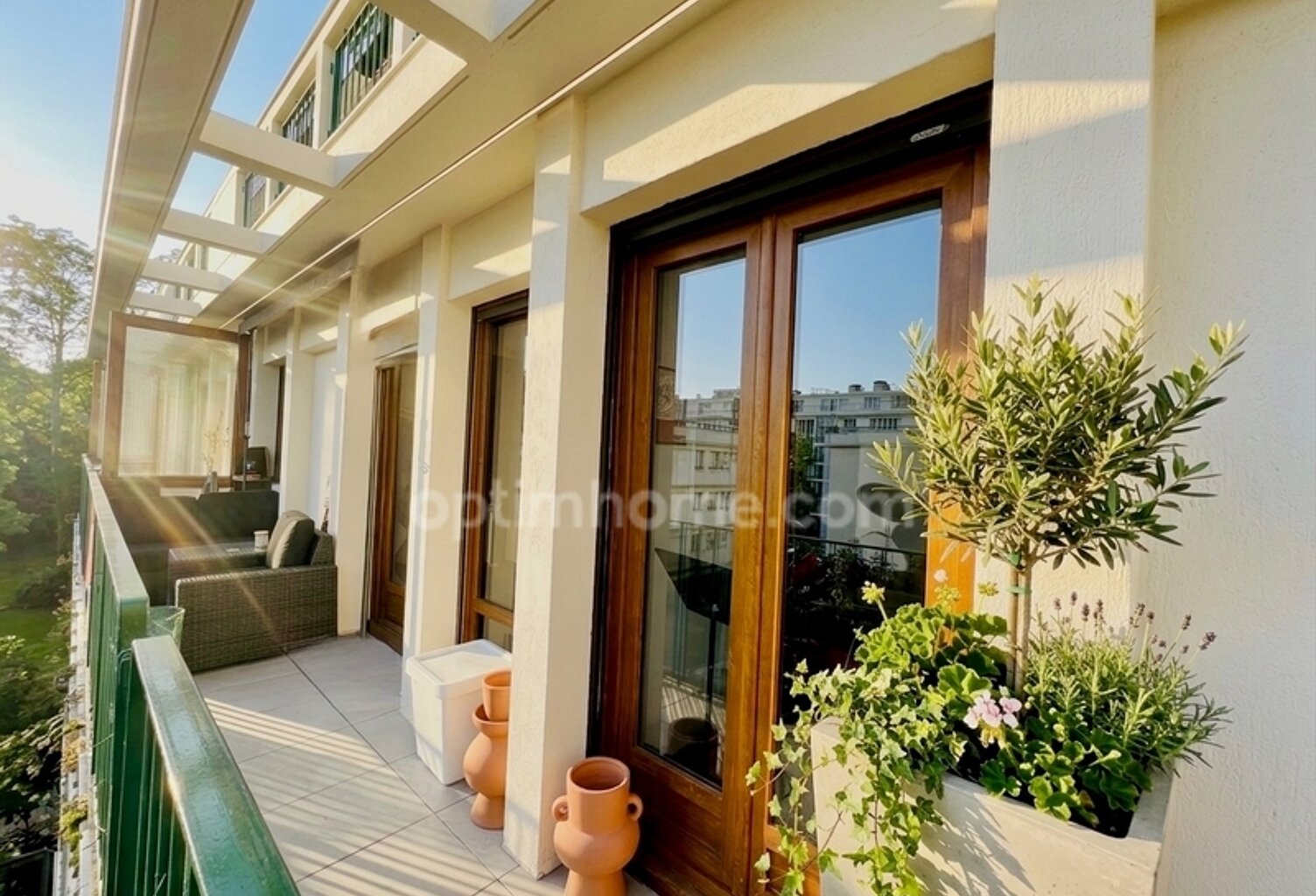 À vendre 3 pièces, le Plessis-Bouchard, 2 Chambres, balcon, cave, proche gare — photo 1