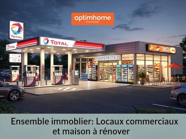 Ensemble Immobilier Commercial et Maison à rénover - SAINT DENIS DE MAILLOC (14) — photo 1