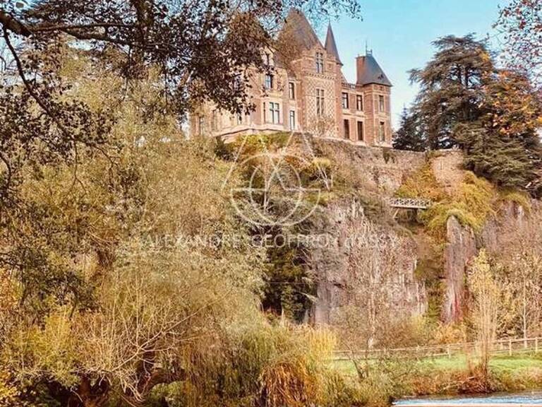 Majestueux château de style Renaissance perché sur un rocher en Suisse Normande — photo 1