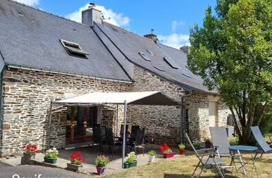 Longère rénovée PLOERMEL (Morbihan) – 140 m² – 4 chambres – Terrain arboré 2700 m² – Dépendance – DPE C – 25 min Vannes — photo du bien