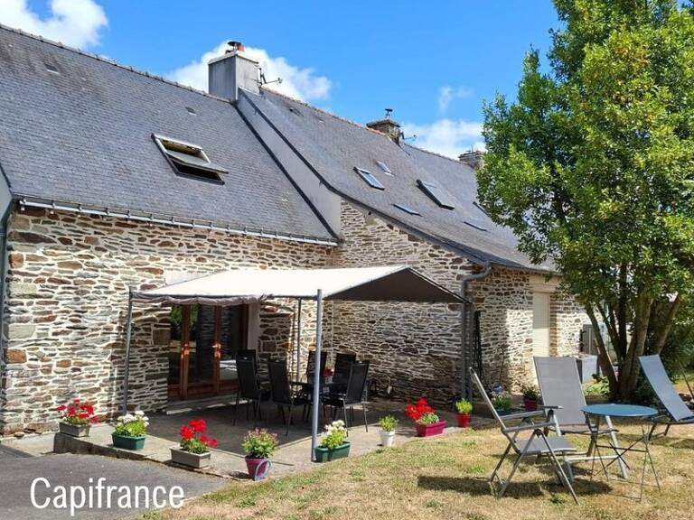 Longère rénovée PLOERMEL (Morbihan) – 140 m² – 4 chambres – Terrain arboré 2700 m² – Dépendance – DPE C – 25 min Vannes — photo 1