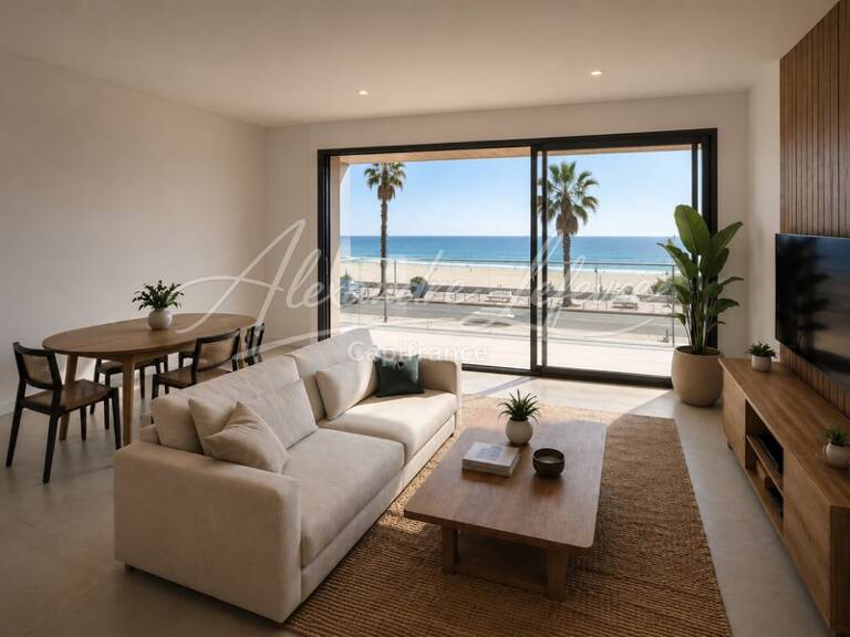 Canet-en-Roussillon – Appartement 3 pièces en première ligne avec deux terrasses et vue mer exceptionnelle (lot 101) — photo 1