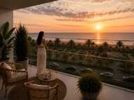 Canet-en-Roussillon – Appartement 3 pièces en première ligne avec deux terrasses et vue mer exceptionnelle (lot 101) — photo 4