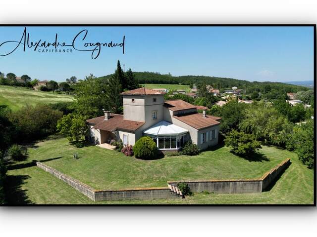 A vendre Escoussens (81) - Maison de caractère 180 m² – 4 chambres - Vue Montagne Noire – Terrain 2 725 m² — photo du bien