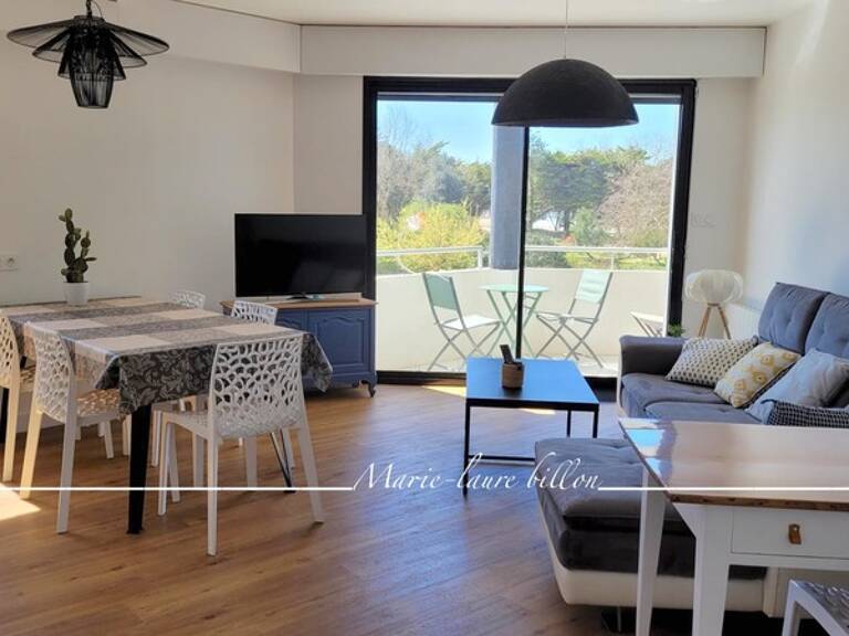 Appartement à vendre 3 pièces SAINT GILLES CROIX DE VIE (85), appartement 2 chambres avec vue rivière, une cave et un garage — photo 1