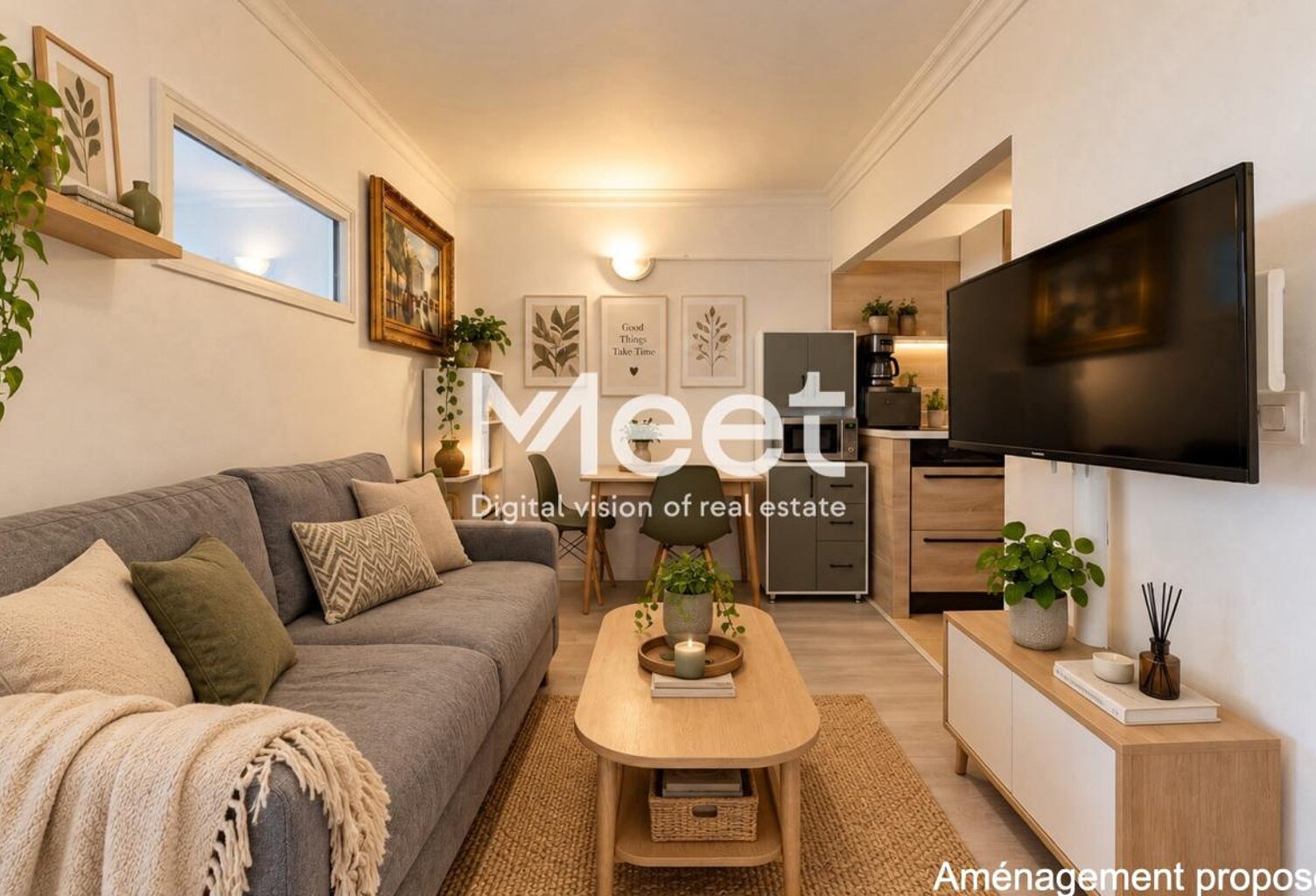 APPARTEMENT 2 PIÈCES - 30,57 m² - PARKING - CAVE - VUE DÉGAGÉE — photo 1