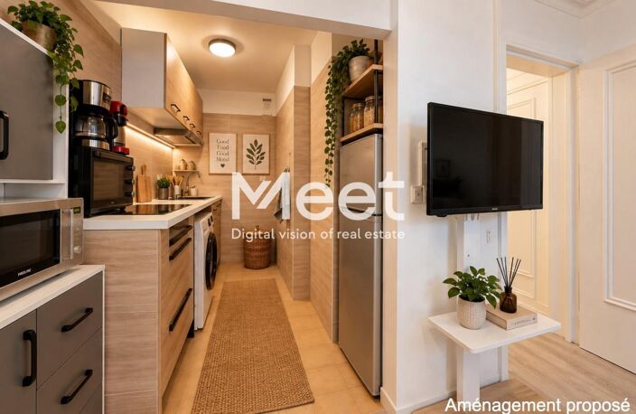 APPARTEMENT 2 PIÈCES - 30,57 m² - PARKING - CAVE - VUE DÉGAGÉE — photo 5