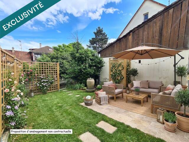 Maison 90m², 3 chambres et jardin — photo du bien
