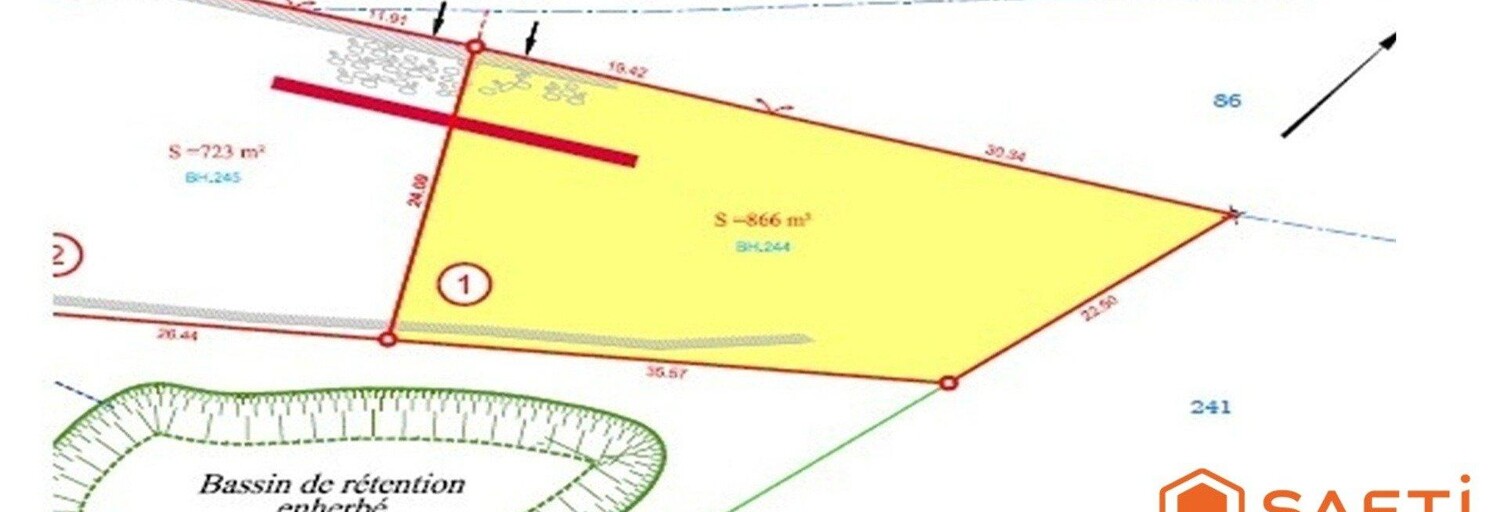 Terrain  866 m² à vendre à Le Puy-en-Velay (43000)