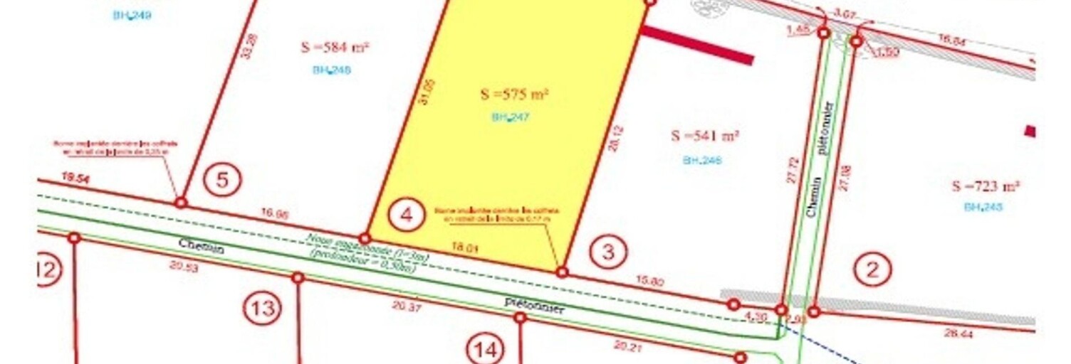 Terrain  575 m² à vendre à Le Puy-en-Velay (43000)
