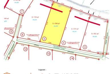 Terrain  54500 €