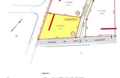 Terrain de 543 m² viabilisée (lot 11)  Le Puy — photo du bien