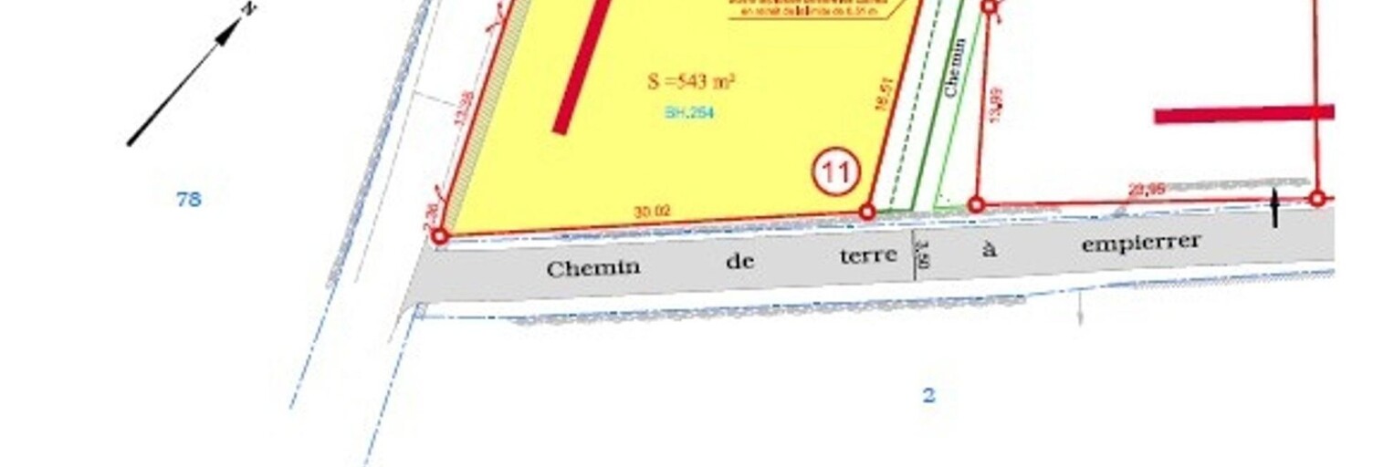 Terrain  543 m² à vendre à Le Puy-en-Velay (43000)