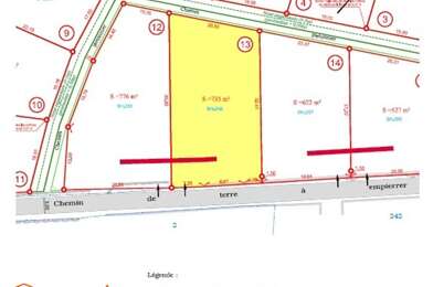 Terrain  76500 €