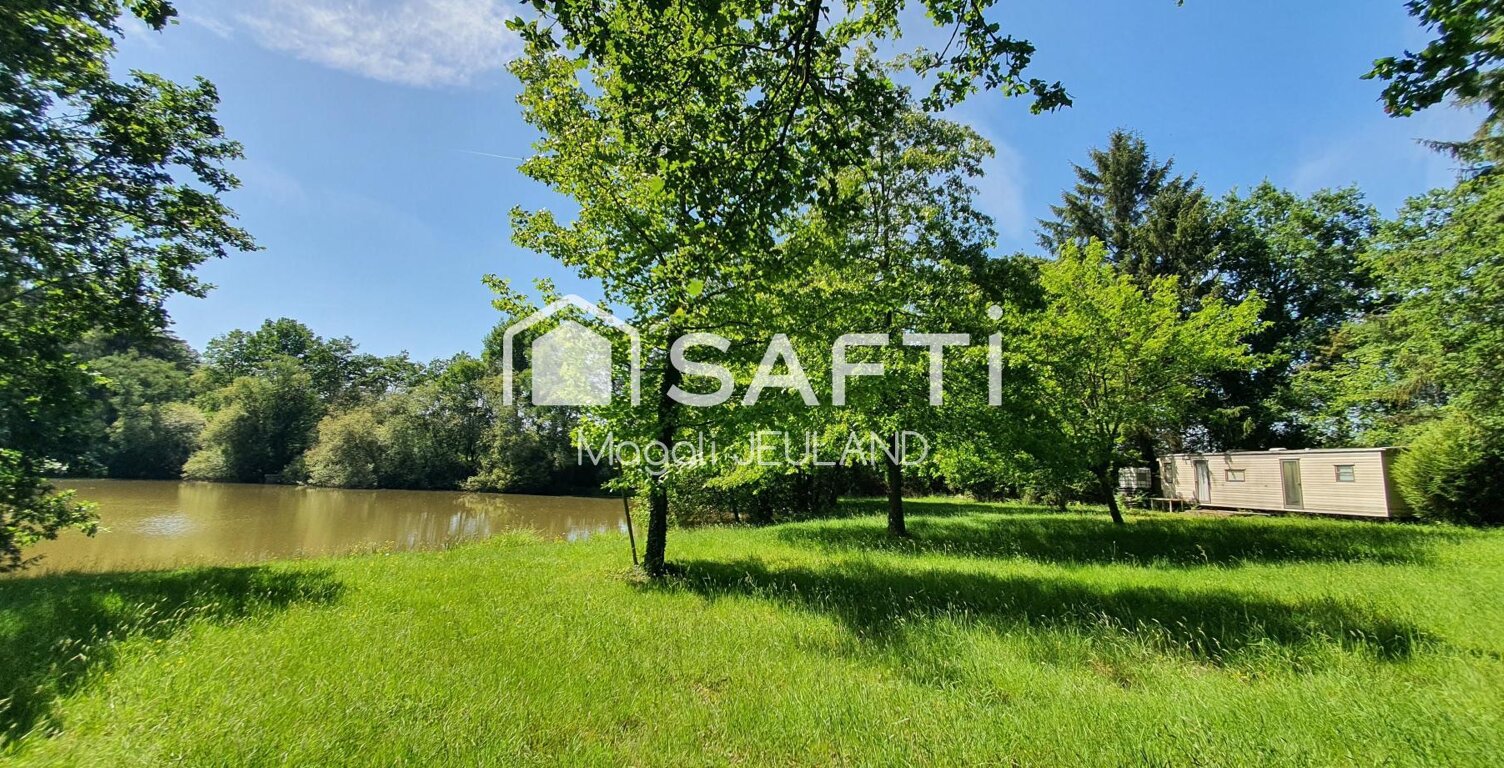 ÉTANG avec deux TERRAINS DE LOISIRS ou pré,  presque 2 HECTARES ,cours d'eau ,  taillis , et prairies — photo 1