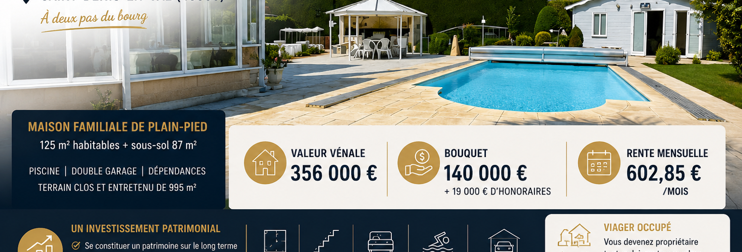 Maison 7 Pièces 125 m² à vendre à Saint-Denis-en-Val (45560)