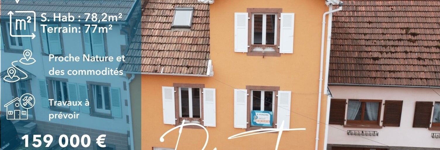 Maison 3 Pièces 78 m² à vendre à Grendelbruch (67190)