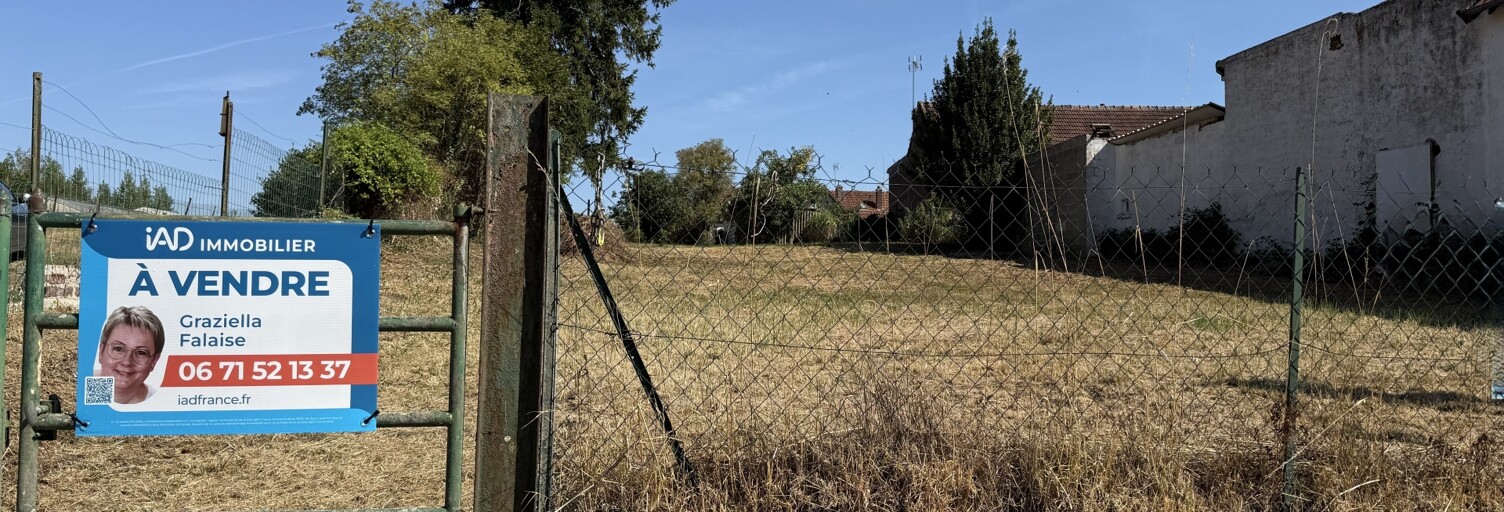 Terrain  1129 m² à vendre à Bichancourt (02300)
