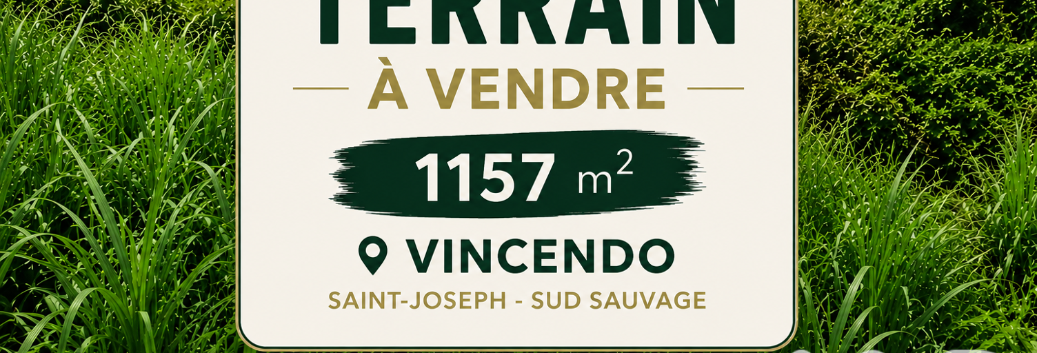 Terrain  1157 m² à vendre à Saint-Joseph (97480)