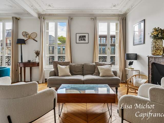 Neuilly-sur-Seine, appartement 3 pièces au charme de l'ancien au sein d'une résidence de standing — photo du bien