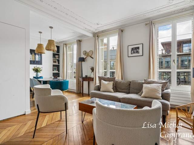 Neuilly-sur-Seine, appartement 3 pièces au charme de l'ancien au sein d'une résidence de standing — photo du bien