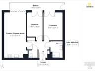 Appartement 3 pièces 58 m² - Traversant avec balcon et parking - Rue Paul Demange, Meudon — photo 2