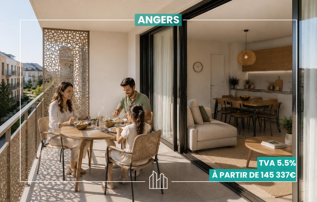 Appartement  T3 à vendre Angers 49100