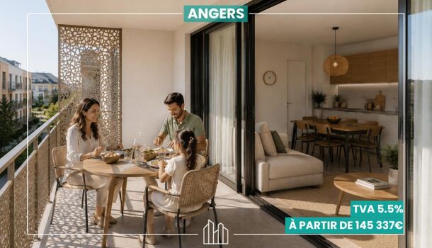 Appartement 2 pièces  à vendre Angers 49100