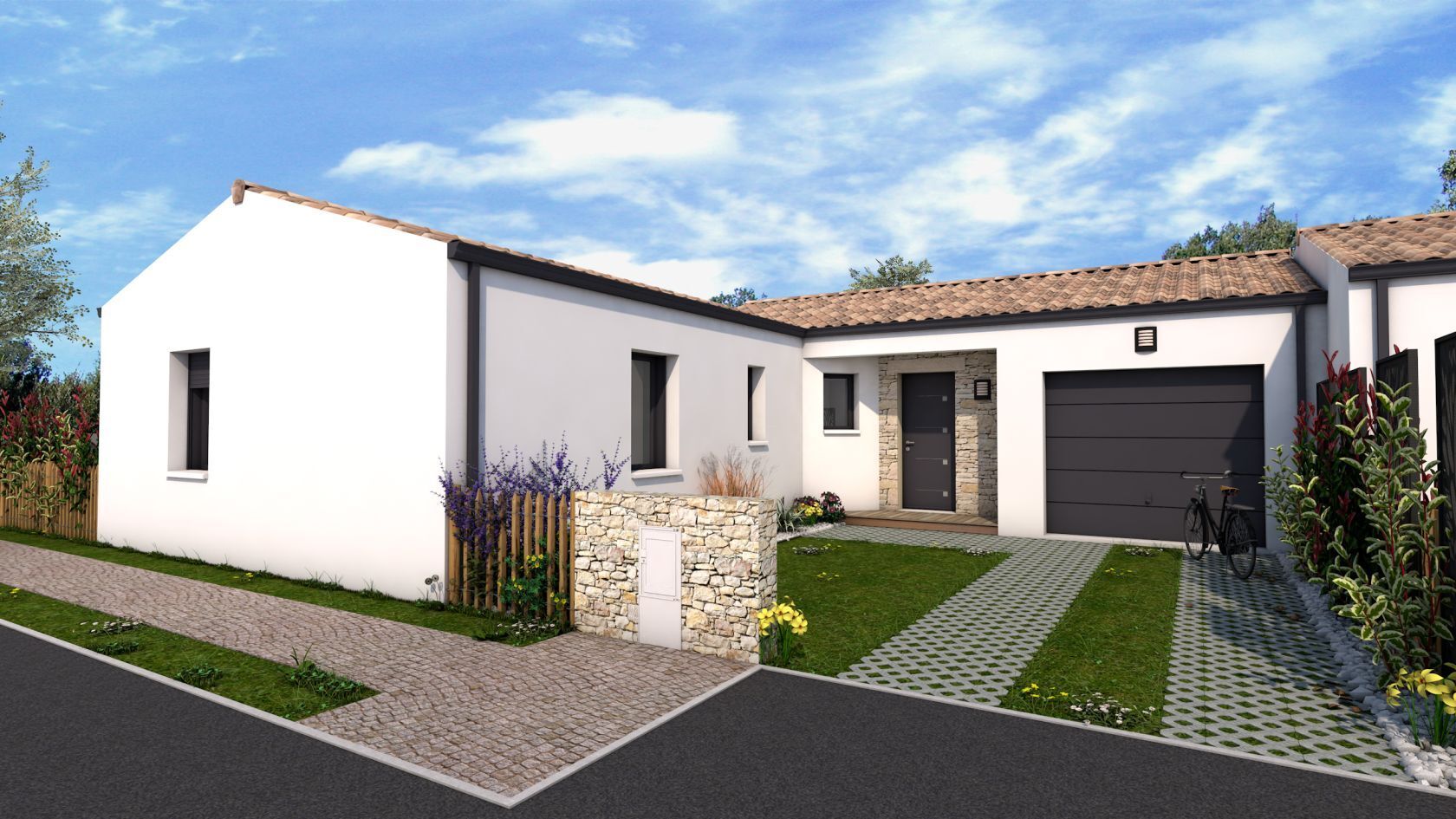 Maison 90 m² avec terrain à CORME-ROYAL