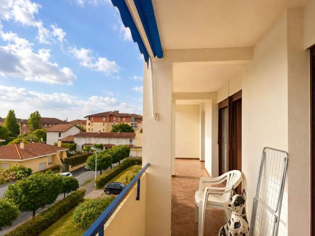 Appartement 87 m2 T4, ascenseur, garage et vue dégagée – Centre-ville de Dax — photo du bien