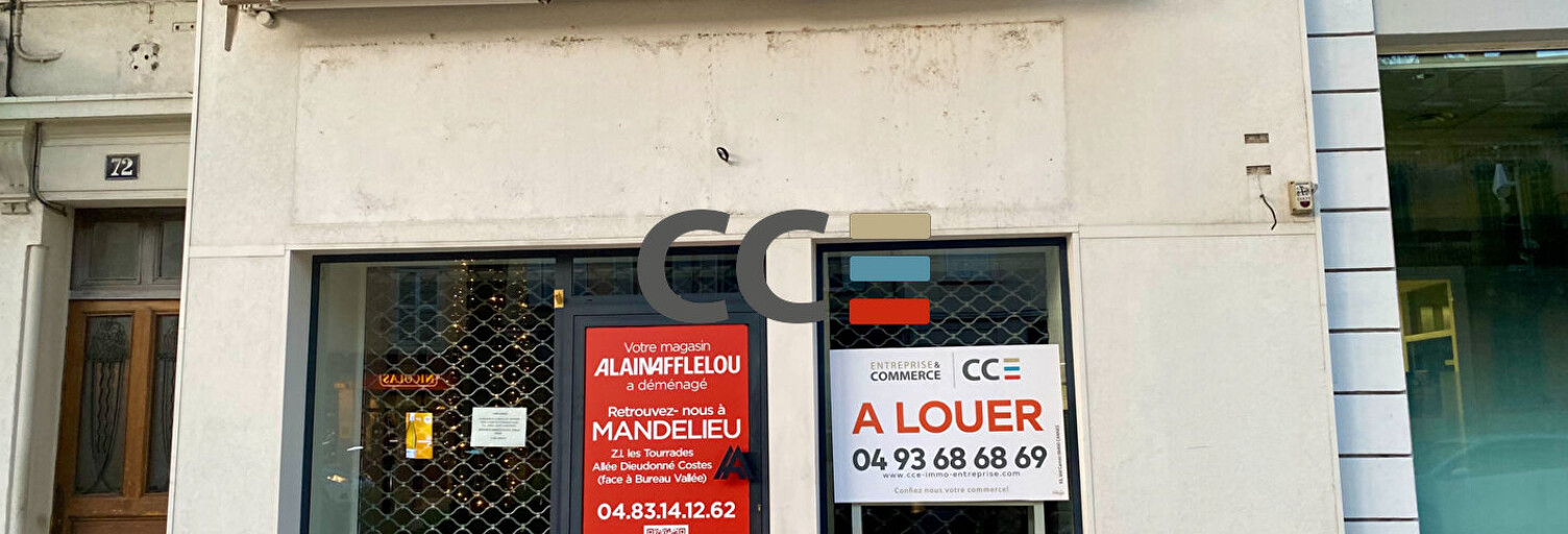 Commerce  54 m² à louer à Cannes (06150)