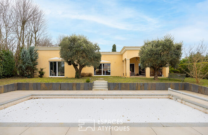 Maison de plain pied avec piscine — photo 2